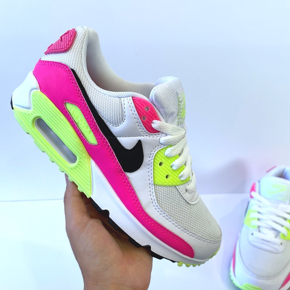 Nike Air Max 90 White Black Pink Blast Watermelon